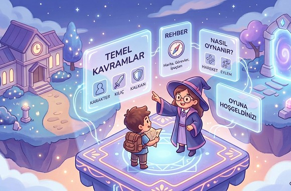 Online oyun dünyasına yeni başlayanlar için temel kavramlar ve rehber görseli