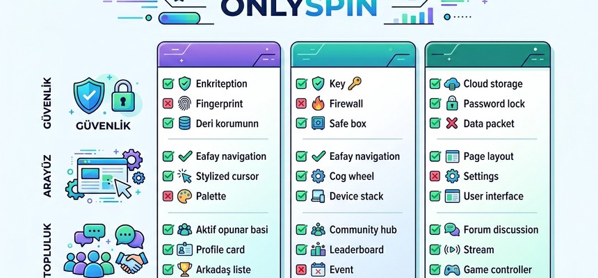 Online oyun platformu seçerken dikkat edilmesi gereken kriterler ve karşılaştırma görseli