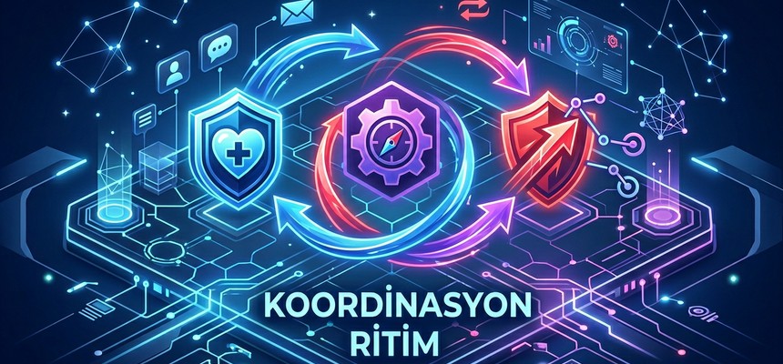 FPS multiplayer oyununda takım koordinasyonu ve rol dağılımını gösteren strateji görseli