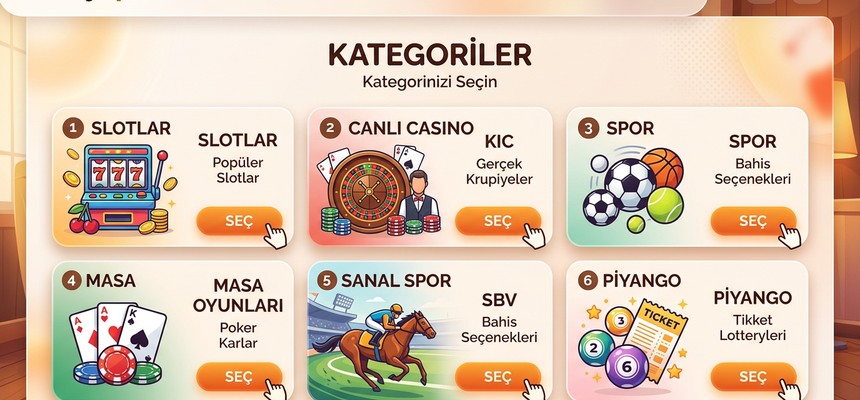 OnlySpin platformunda oyun kategorilerinin anlaşılır düzenlenmesi ve karar konforu